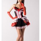 Lovely Sling Red Ruffle Costume