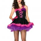 Contrast Fluffy Costume