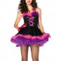 Contrast Fluffy Costume