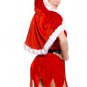 Santa's Velvet Scalloped Trim Costume