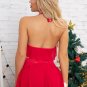 Pom-pom Decor Christmas Lingerie Set