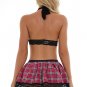 Plaid Schoolgirl Lingerie Set