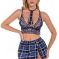 Follow The Rules Plaid Bra Set