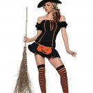 Pumpkin Girl Witch Costume