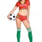 Sexy Portugal World Cup Cheerleader Costume