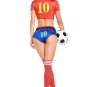 Sexy Spain World Cup Cheerleader Costume