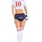 Sexy England World Cup Cheerleader Costume