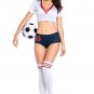 Sexy England World Cup Cheerleader Costume