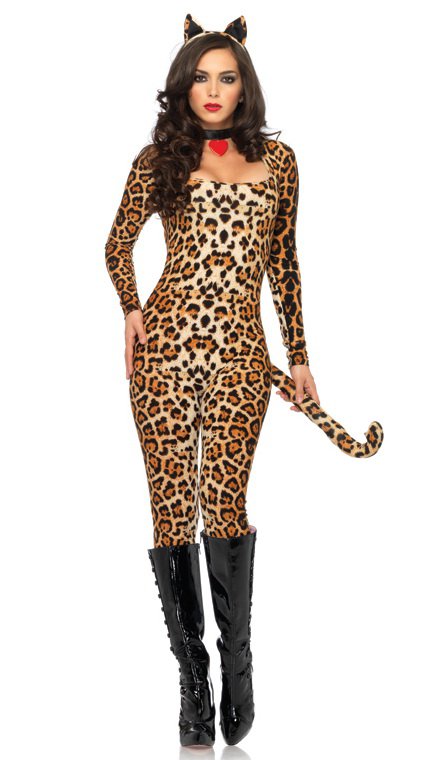 Overall Leopard Costume