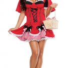 Red French Maid Dress Halloween Costume