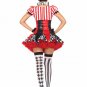 Naughty Harlequin Clown Costume