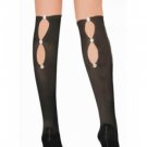 Buttons Back Over Knee Stockings