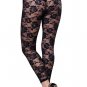 Sexy Rose Floral Lace Tights Leggings Slim Pants