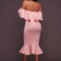 Sexy Ruffle Bodycon Dress