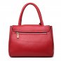 Tassel Turn Twist Genuine Leather Tote Handbag