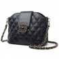 Quilted Genuine Leather Mini Shoulder Bag