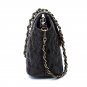 Quilted Genuine Leather Mini Shoulder Bag