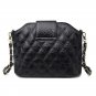 Quilted Genuine Leather Mini Shoulder Bag