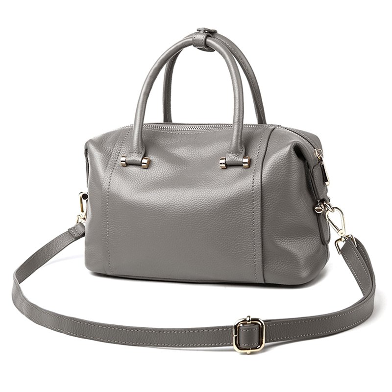 More Color Genuine Leather Shoulder Handbag