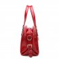 Zip Genuine Leather Tote Shoulder Bag Three Interlayer
