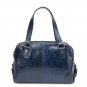 Zip Genuine Leather Tote Shoulder Bag Three Interlayer