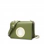 Women's Color Candy Color Metal Chain PU Leather Fashion Casual Crossbody Bag