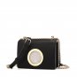 Women's Color Candy Color Metal Chain PU Leather Fashion Casual Crossbody Bag