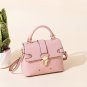 Women's Metal Buckle Shoulder Messenger Handbag