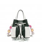 Women's Hit Color Bucket Bag Casual Shoulder Bag