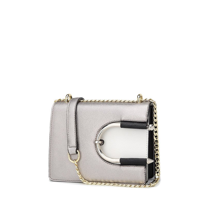 Metal Chain Shoulder Messenger Bag