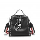 PU Rivet Fashion Backpack Student Bag