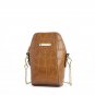 PU Leather Cocrodile Pattern Mini Crossbody Single Shoulder Bag