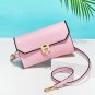 Metals Buckle PU Leather Shoulder Bag