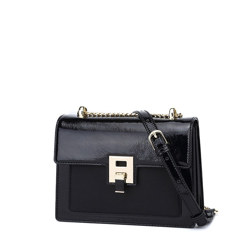 PU Leather Crossbody Bag Buckle Style Shoulder Bag Purse Handbag