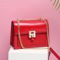 PU Leather Crossbody Bag Buckle Style Shoulder Bag Purse Handbag