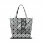 Women's PU Leather Geometric Diamond Split Joint Shoulder Bag Top Handle Bag