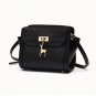 Women's Genuine Leather Fawn Pendant Shell Shoulder Bag