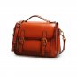 Women's Leather Magnetic Buckle Shoulder Bag Tote Satchel Handbags