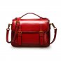Women's Leather Magnetic Buckle Shoulder Bag Tote Satchel Handbags