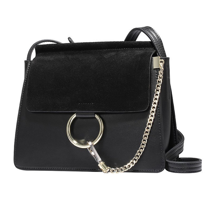 Women's Matting Leather Shoulder Bag