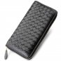 Zipper Woven PU Wallet Purse