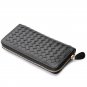 Zipper Woven PU Wallet Purse