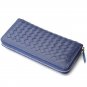 Zipper Woven PU Wallet Purse