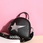 Women's PU Leather Star Decoration Shoulder Bag Tote Handbag