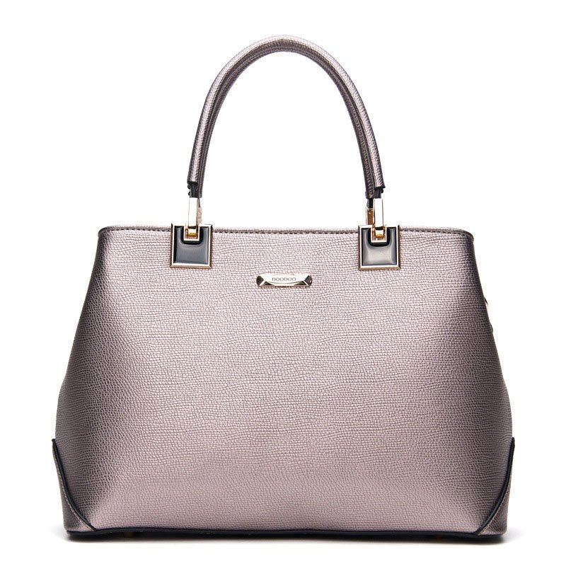 Lady Elegant PU Leather Tote Handbag