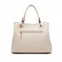 Heart Pendant Zipper PU Tote Hangbag