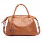 Elegant Genuine Leather Shoulder Handbag Large Size