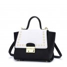 Womens Rivet Tote Handbag Shoulder Bag