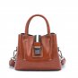 Women's Contrast Color Handbag Shoulder Messenger Bag
