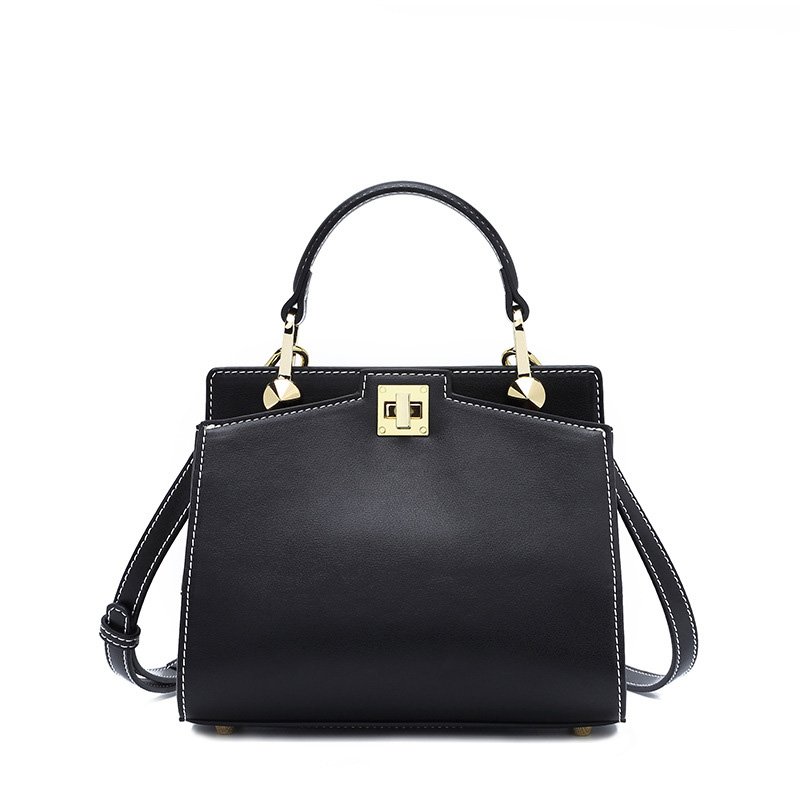 Classic Shoulder Bag PU Elegant Portable Tote Bag